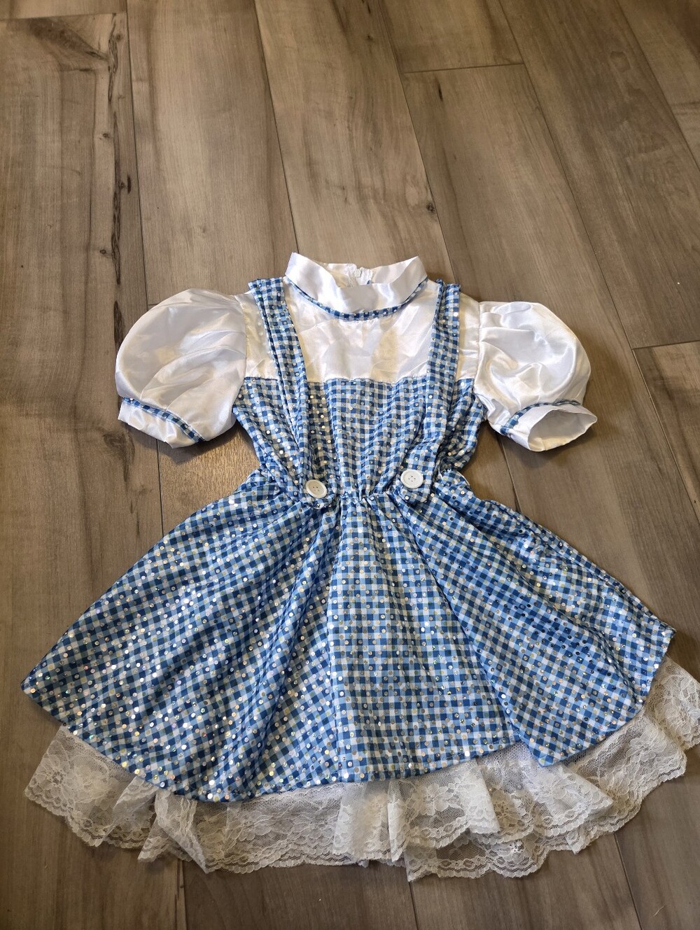 "Dorothy" Dress Costume with White Puff Sleeves